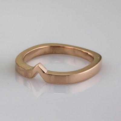 Rose gold shadow band