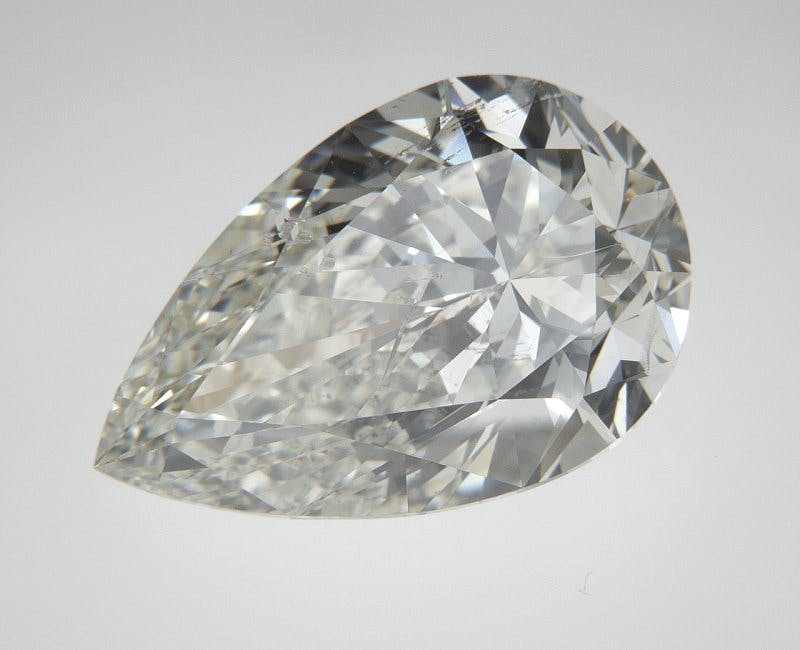 Top image of 5.01 carat PEAR SHAPE diamond