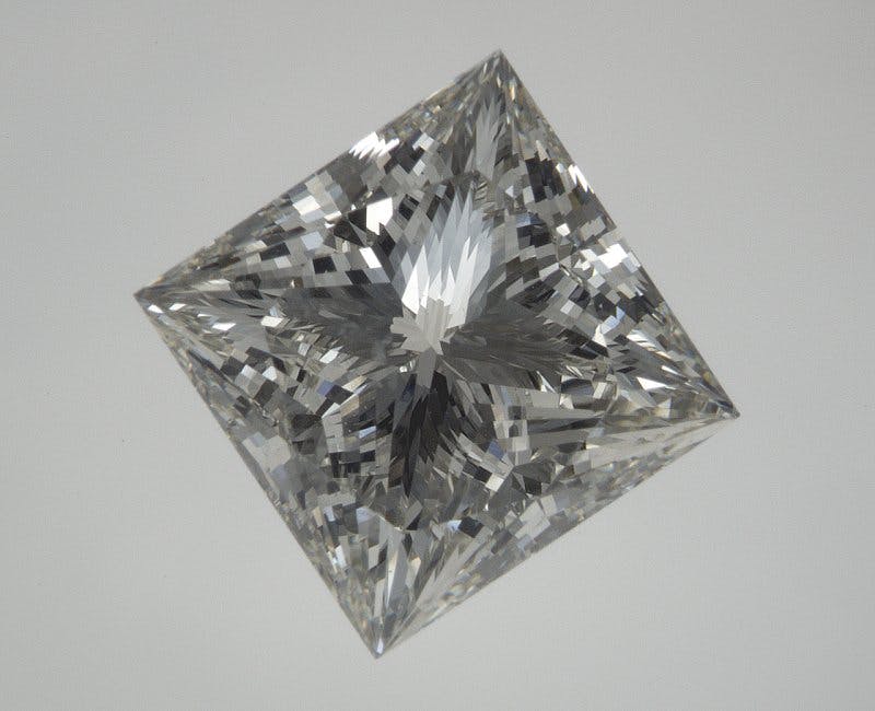 Top image of 5.21 carat SQUARE diamond